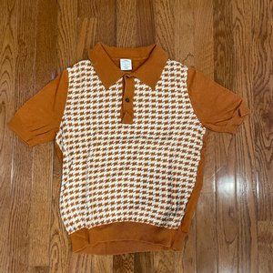 Urban Outfitters Retro Polo  Shirt